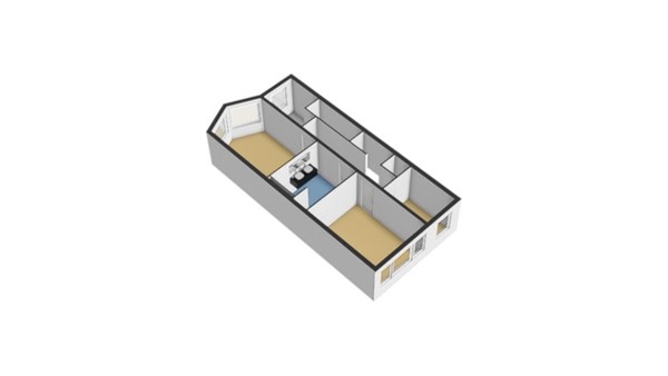 Floorplan - Essenburgsingel 94B, 3022 EG Rotterdam